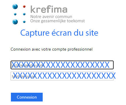 Krefima connexion
