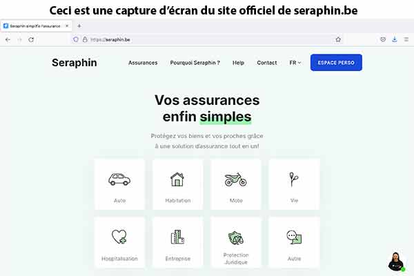 Site web Seraphin