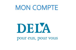 Connexion à mon compte MaDELA sur le site internet www.dela.be/fr